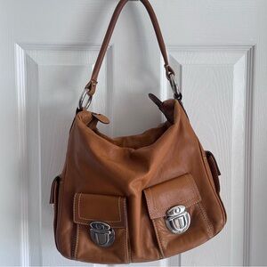Marc Jacobs Tan Leather Hobo Bag